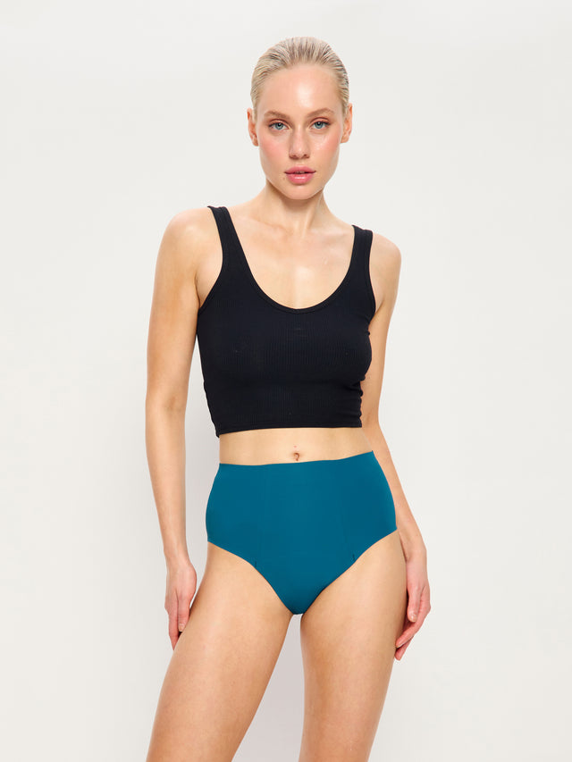 Seamfree Full Brief Super Lagoon Blue