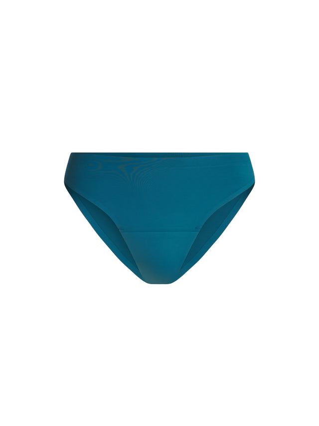 Seamfree Hi-Leg Cheeky Light Mallard Blue