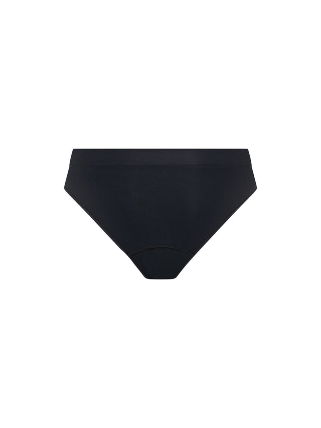 Teen Soft Stretch Seamless Hipster Bikini 2 Pack Moderate Black