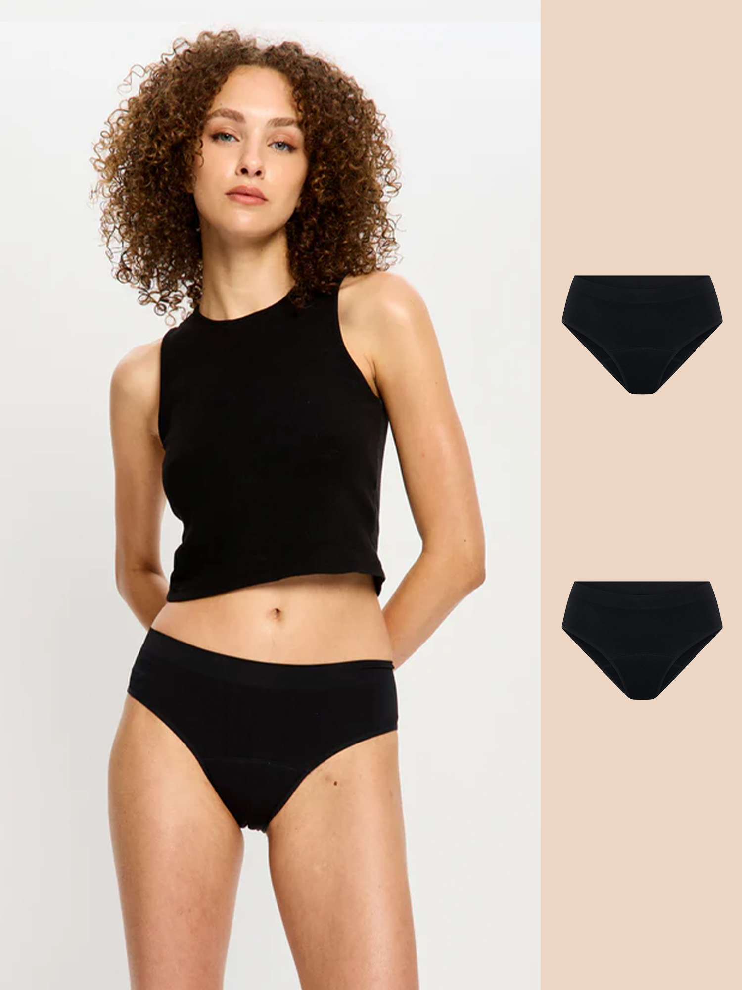 Soft Stretch Seamless Bikini Brief 2 Pack Moderate