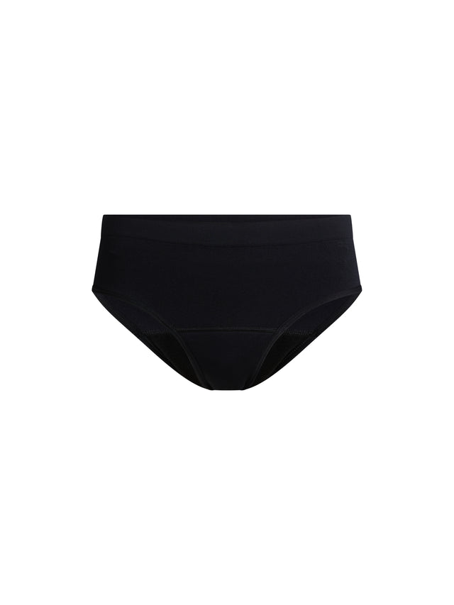 ModiComfort Seamless Hi-Leg Brief Moderate Black