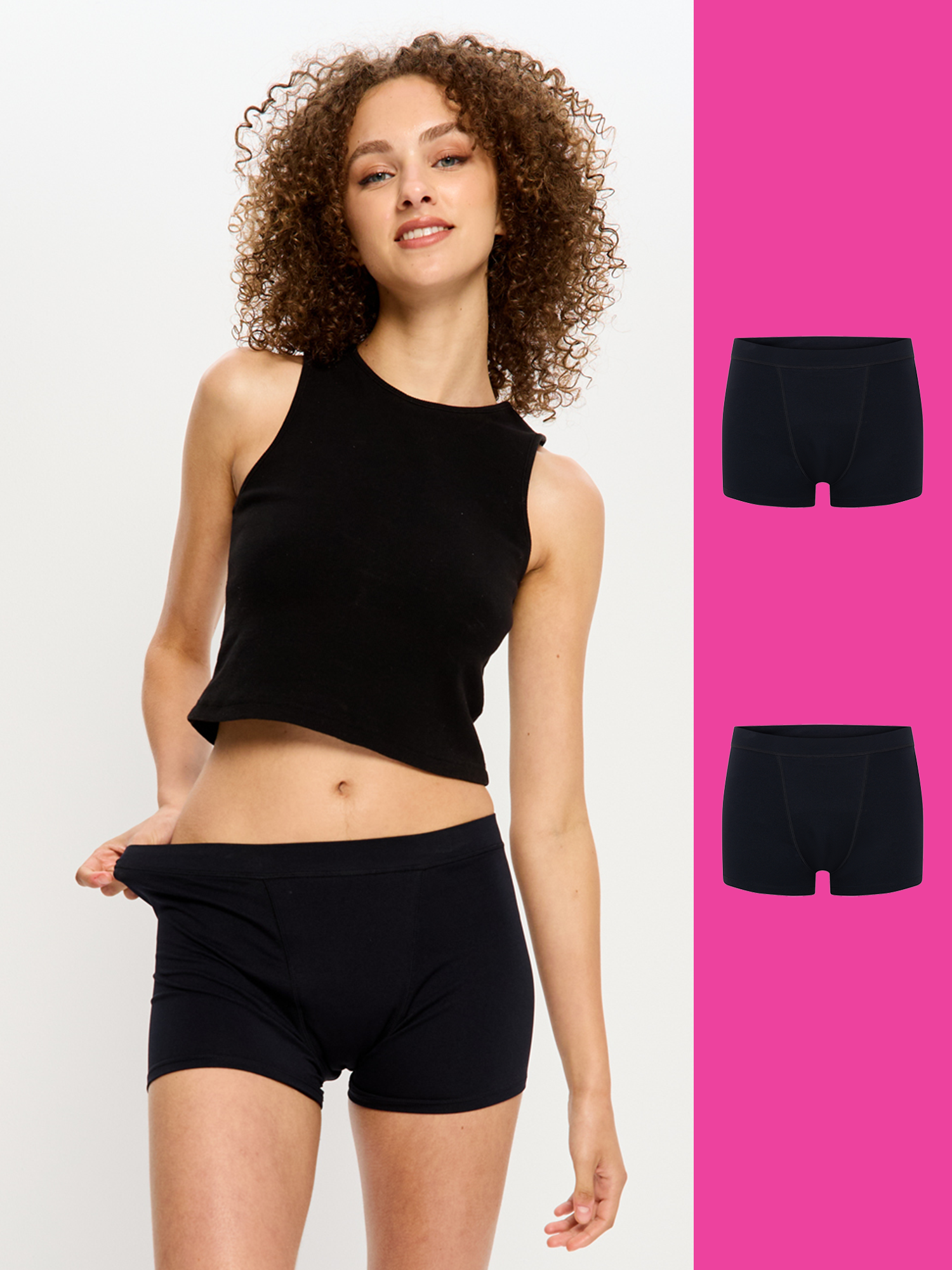 Soft Stretch Seamless Boyshort 2 Pack Super