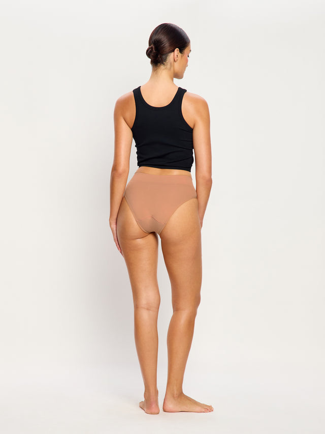 ModiComfort Seamless Cheeky Brief Light Italian Clay 2 Pack