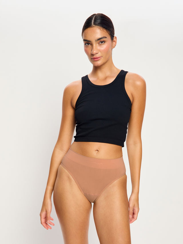 ModiComfort Seamless Cheeky Brief Light Italian Clay 3 Pack