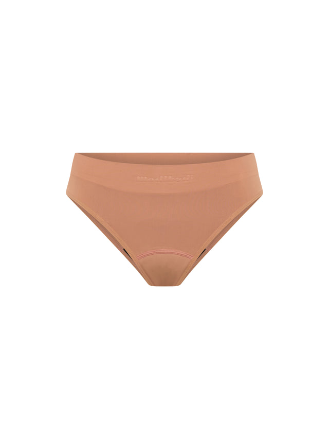ModiComfort Seamless Cheeky Brief Light Italian Clay 2 Pack