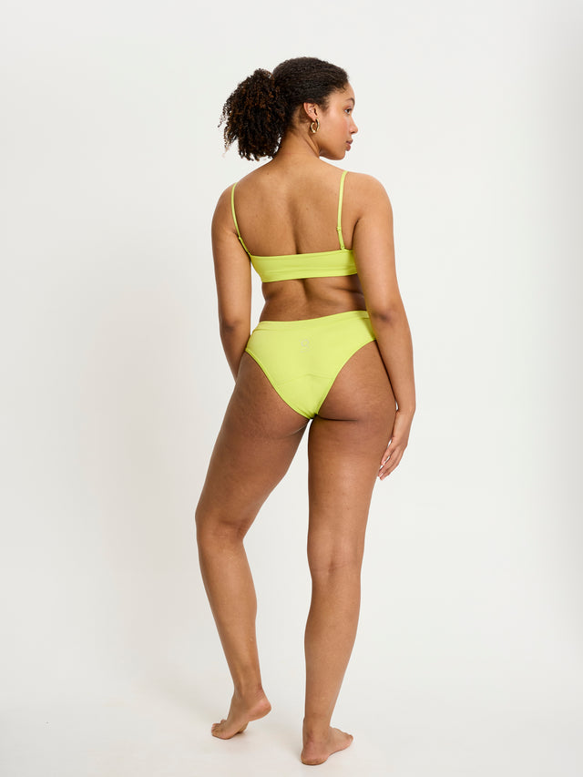 SmileyWorld® | Modibodi Cheeky Brief Moderate Acid Yellow