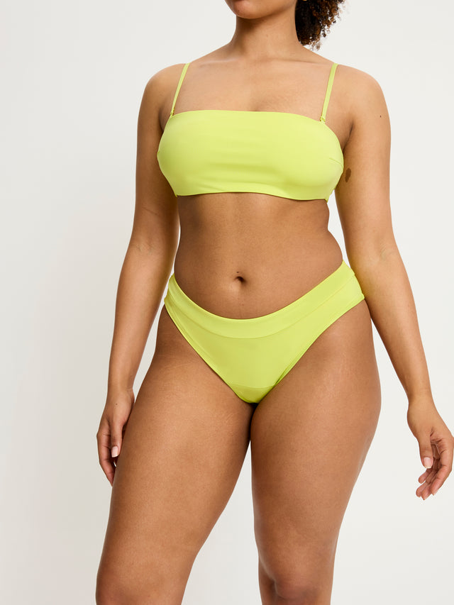 SmileyWorld® | Modibodi Cheeky Brief Moderate Acid Yellow