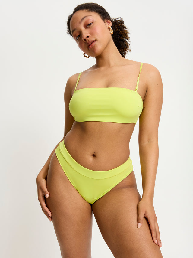 SmileyWorld® | Modibodi Cheeky Brief Moderate Acid Yellow