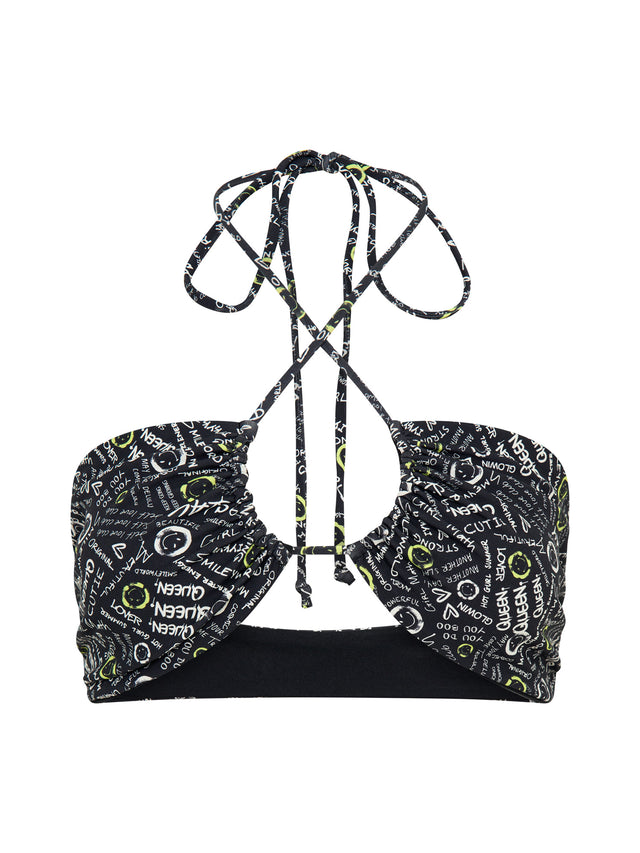 SmileyWorld® | Modibodi Swimwear Reversible Bikini Top & Tie Bottom Set