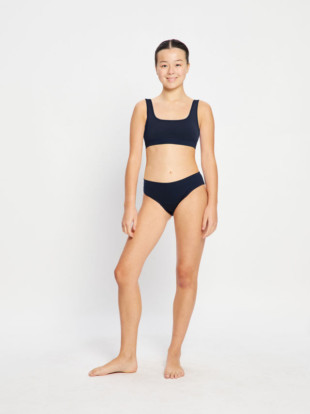 Teen Swimwear Performance Bikini Brief Super Navy Blue