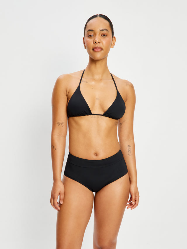 Swimwear Hi Waist Bikini Brief Super Black