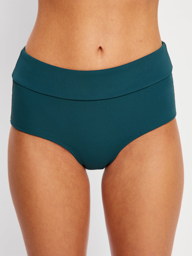 Teal Tide High Waist Period Swim Set