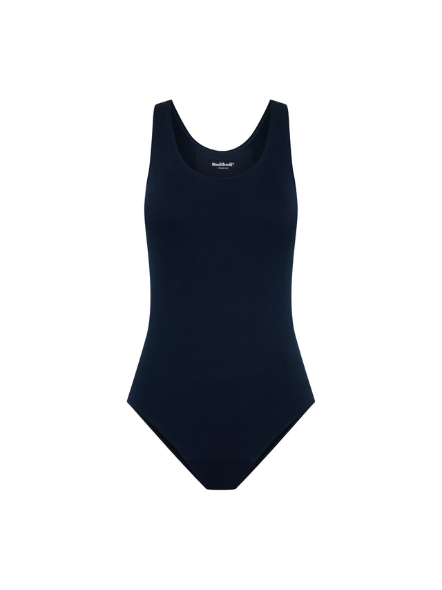 Teen Swimwear Performance Racerback One Piece Super Navy Blue