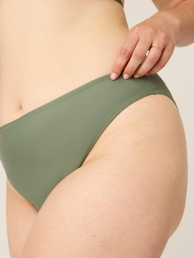 Swimwear Hi-Leg Cheeky Bottom Super Oasis Green
