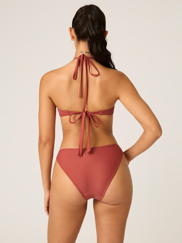 Swimwear Hi-Leg Cheeky Bottom Super Sahara Red