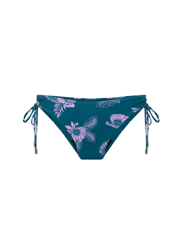 Swimwear Tie Side Bikini Brief Light Midnight Tropic Print