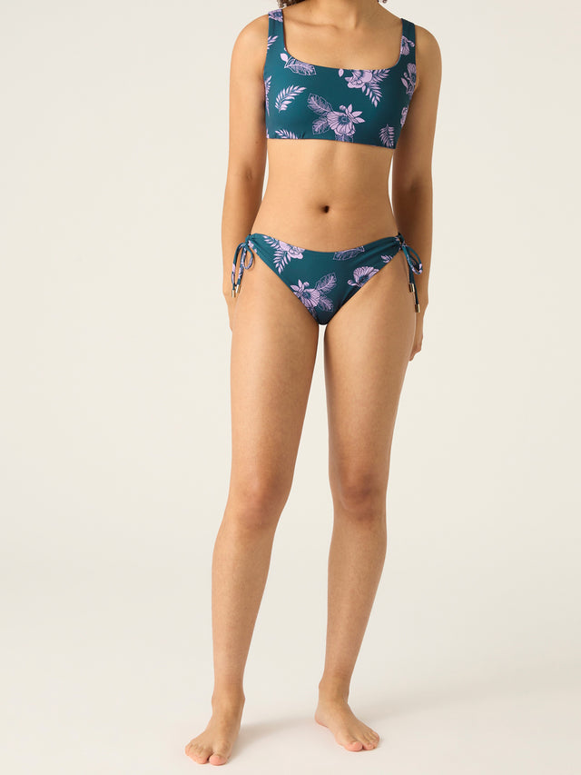 Swimwear Tie Side Bikini Brief Light Midnight Tropic Print