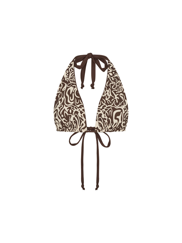 Swimwear Reversible Multiway Top Sea Swirl